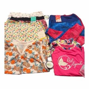 Resale Lot of 8 NWT Tennis Skorts Leggings Tops Active Wear